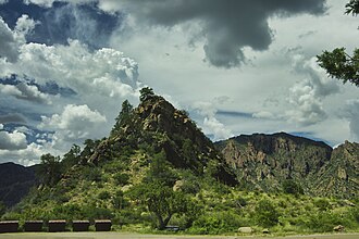 Desierto de Chihuahua en la frontera entre México y Estados Unidos