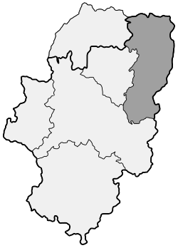 Ubicación de la diócesis dentro de Aragón