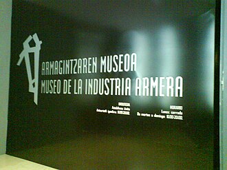 Entrada principal al Museo de la Industria Armera de Éibar