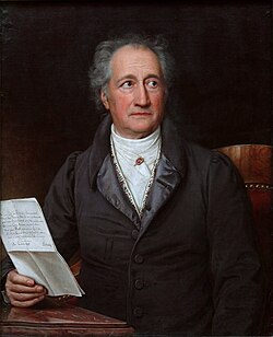 Retrato de Johann Wolfgang von Goethe