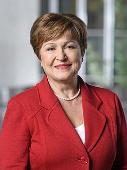 Retrato de Kristalina Georgieva, actual directora gerente del FMI.