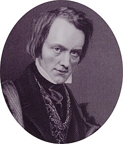 Retrato de Richard Owen en su juventud
