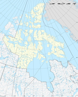 Ubicación detallada del Cabo Columbia en Nunavut