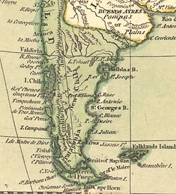 La frontera de Chile según registros históricos