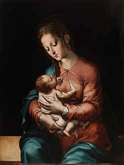 Virgen con el Niño de Luis de Morales
