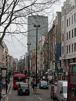 Vista parcial de Oxford Street