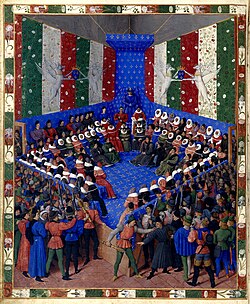 Lit de justice de Carlos VII en Vendôme en 1458